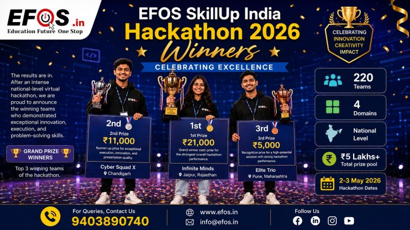 EFOS SkillUp India Hackathon 2026 Winners